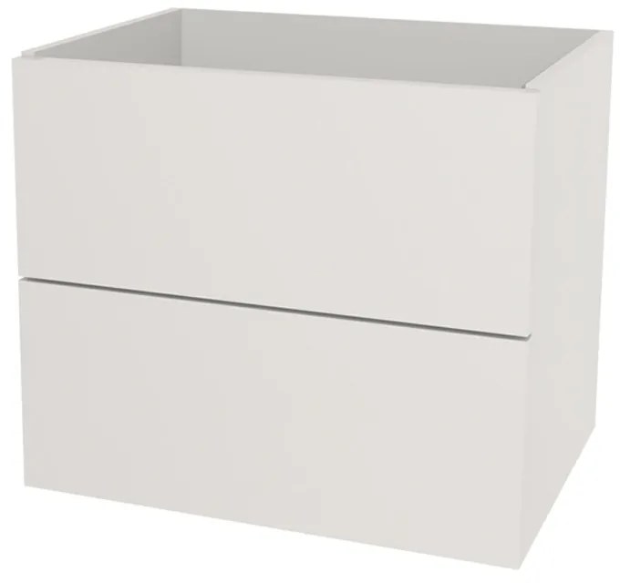 Mereo Ponte, kúpeľňová skrinka 61 cm, Multidecor, Biela vysoký lesk perlička, MER-CN290SBIEL