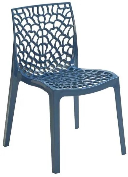Stima Plastová stolička GRUVYER Vyberte odtieň ->: Modrá - Blu