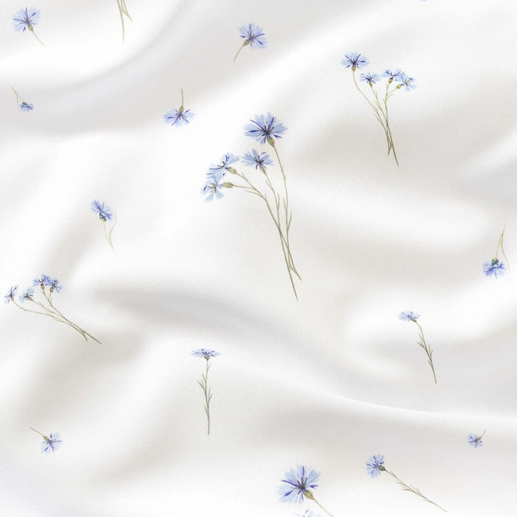 Goldea okrúhly teflónový obrus - modré nevädze Ø 100 cm