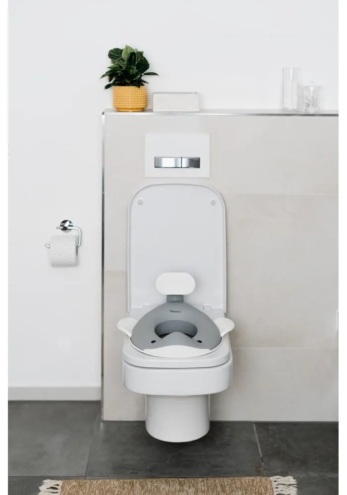 Tmavosivé detské WC sedadlo Dark grey – Kindsgut