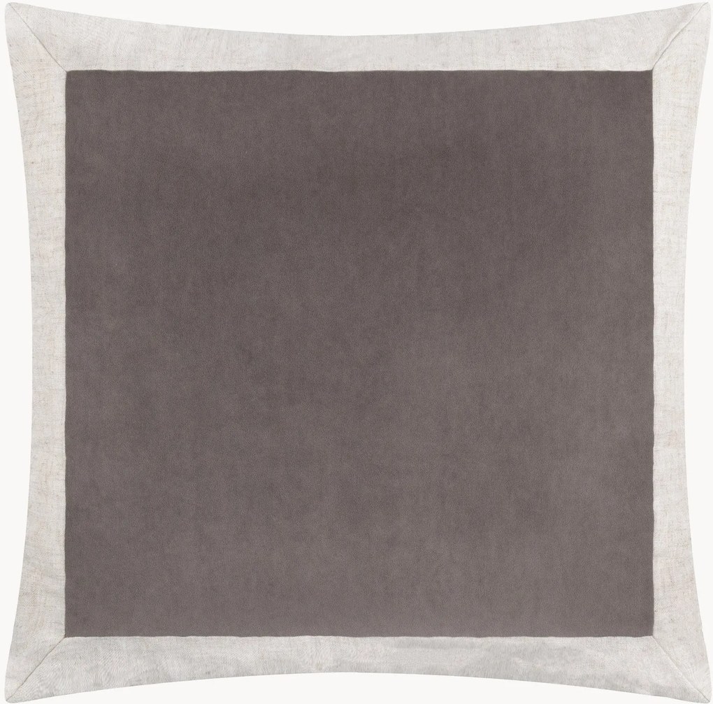 Obojstranný zamatový vankúš a výplňou z kačacieho peria Auden