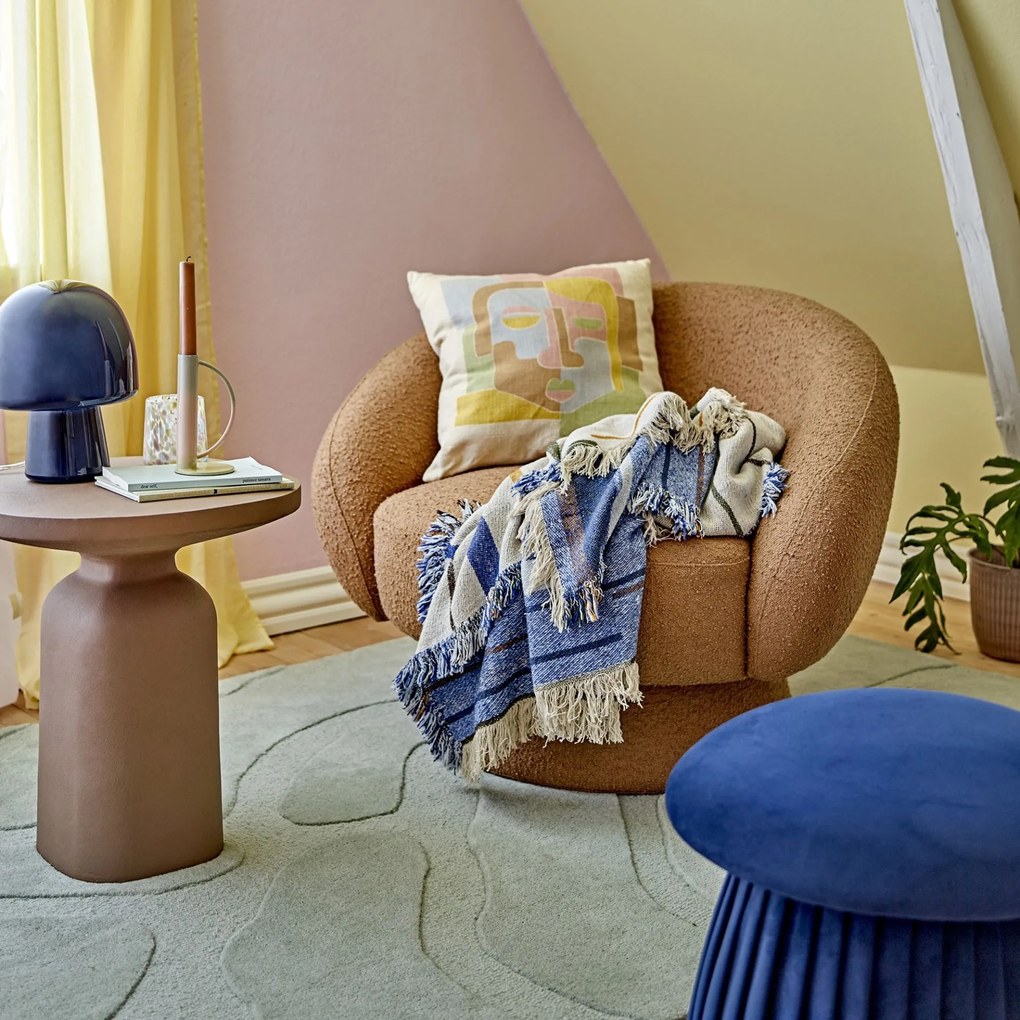 Bloomingville Vlnený koberec Darlington Green 200 × 130 cm