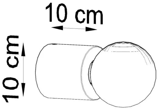 Sollux SL.0673 - Nástenné svietidlo SALGADO 1xE27/60W/230V drevo