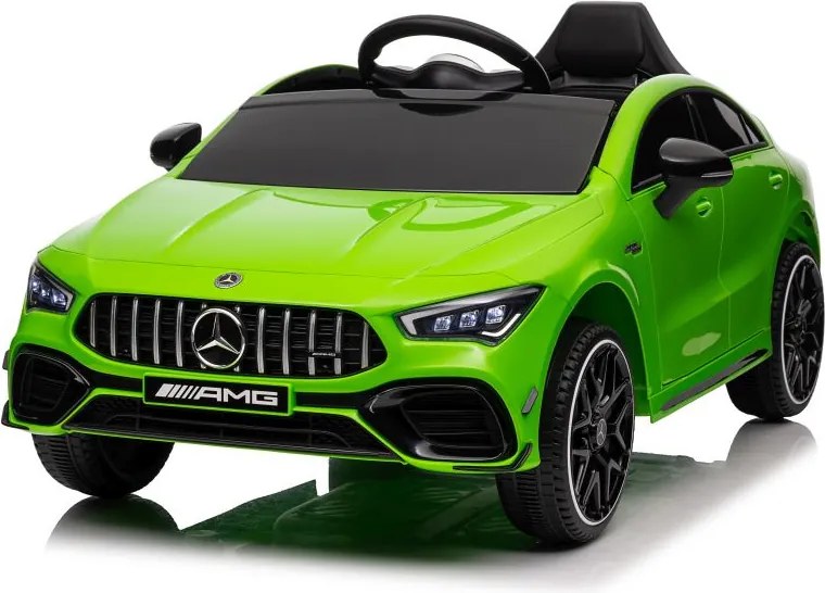 LEAN CARS Elektrické autíčko Mercedes CLA 45s AMG 4x4 zelené