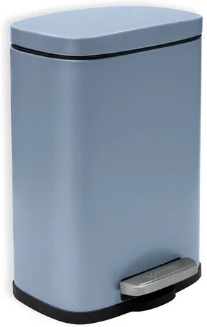 Spirella pedálový odpadkový kôš AKIRA matná hmlovo modrá oceľ 5 L 10.20352