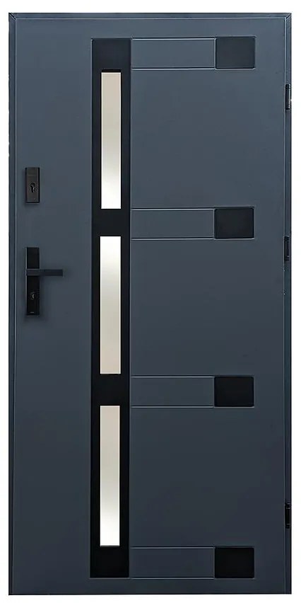 Dvere vchodové Faro 90P antracit