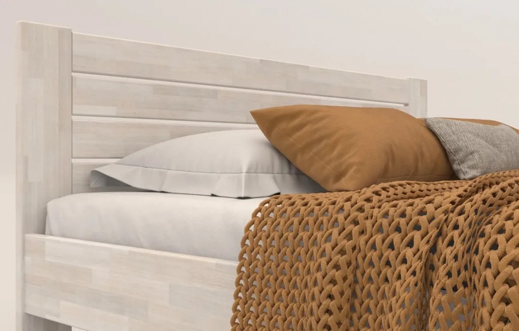 Posteľ Irma 180x200 cm, bielený buk