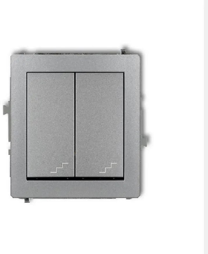 DWP-33 Schodiskový konektor dvojité striebro