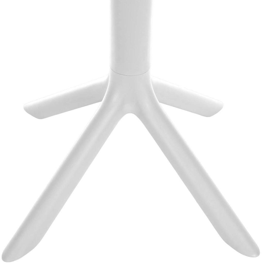 Okrúhly stôl Lacota 60 cm - biela