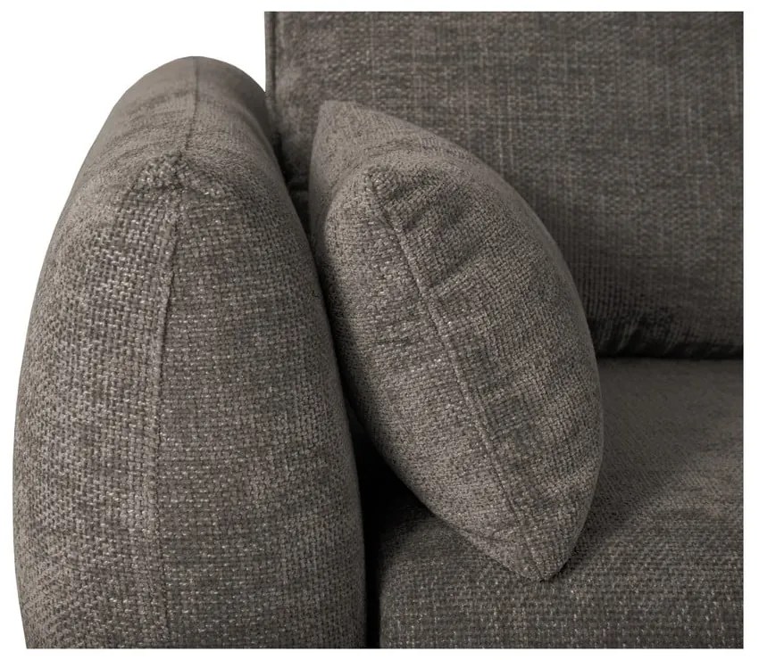 Sivá rohová pohovka (pravý roh) Matera – Cosmopolitan Design