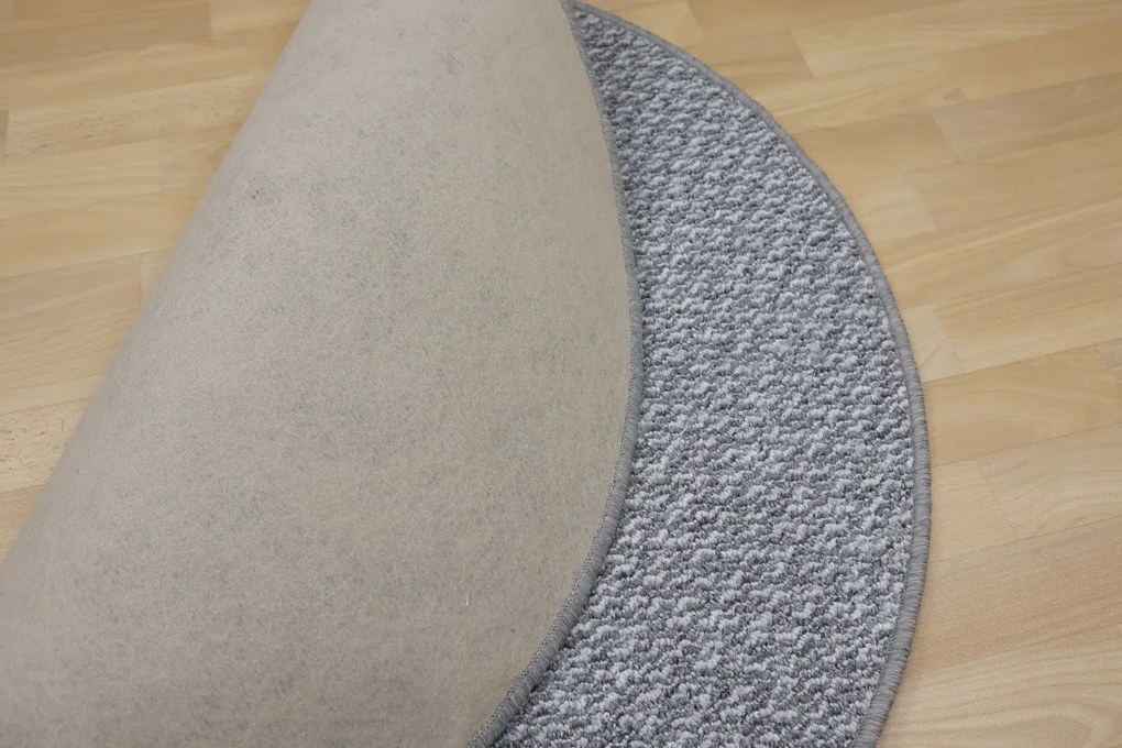 Vopi koberce AKCIA: 80x80 (průměr) kruh cm Kusový koberec Toledo šedé kruh - 80x80 (priemer) kruh cm