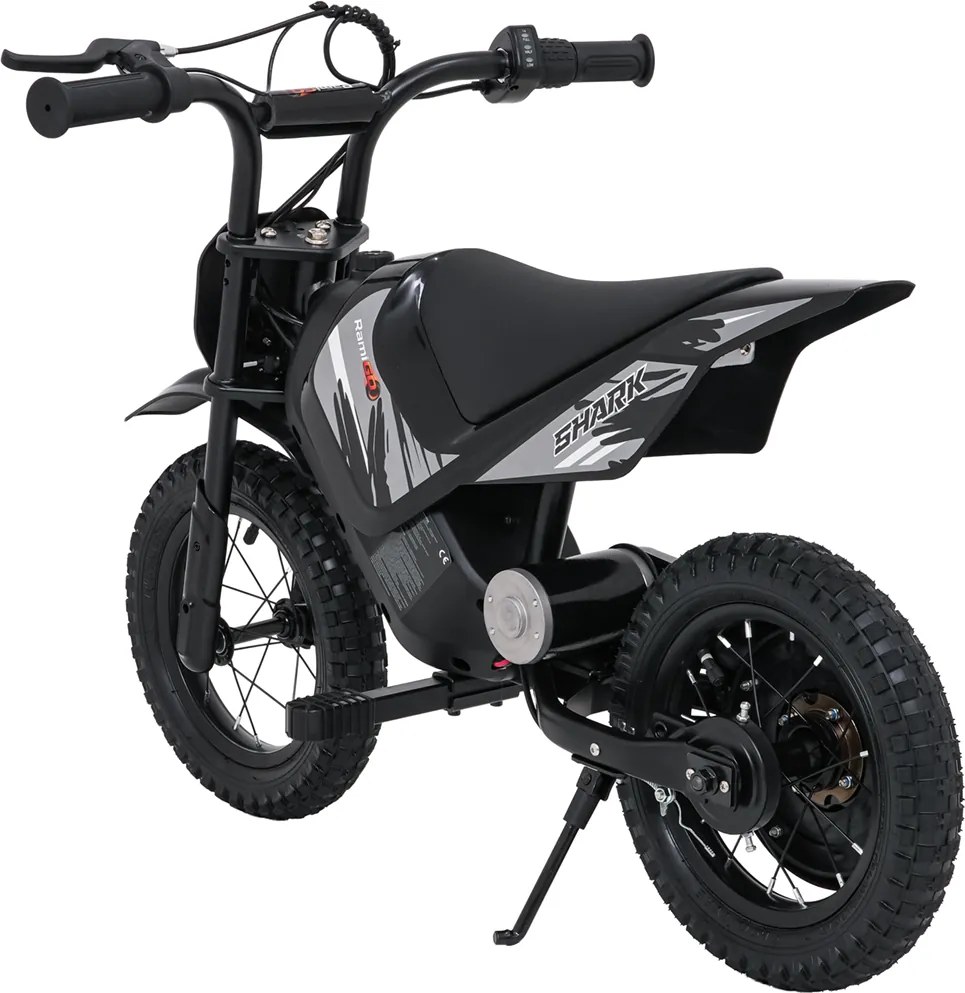 Ramiz Detský elektrický motocykel SHARK čierny