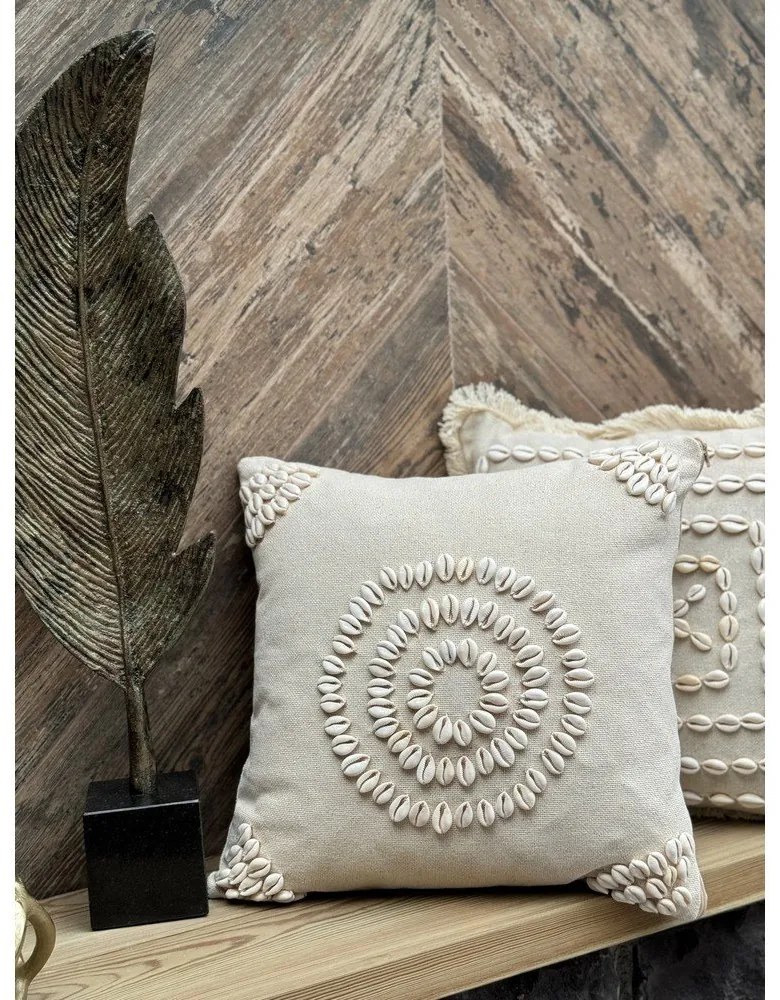 Bavlnená obliečka na vankúš 43x43 cm Seashells – Mioli Decor