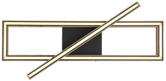 Globo 67287D1 - LED stropné svietidlo MANDERA LED/36W/230V hnedá