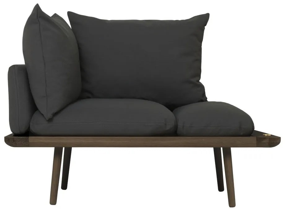 Antracitovosivá lavica Lounge Around – UMAGE