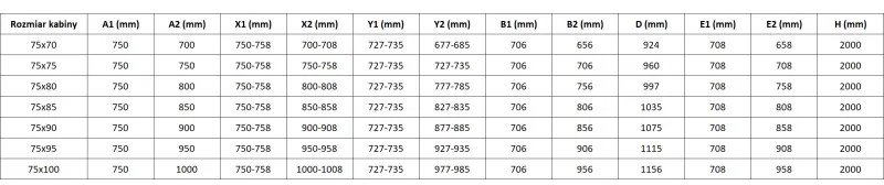 Mexen Lunar-B Duo výklopný sprchový kút 75 x 75 cm, číre sklo, grafitová, 832-075L-075P-95-00