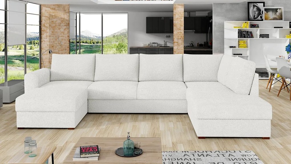 Rohová rozkladacia pohovka Astana Premium, Dostupné poťahy: Maya 11, Strana: pravá