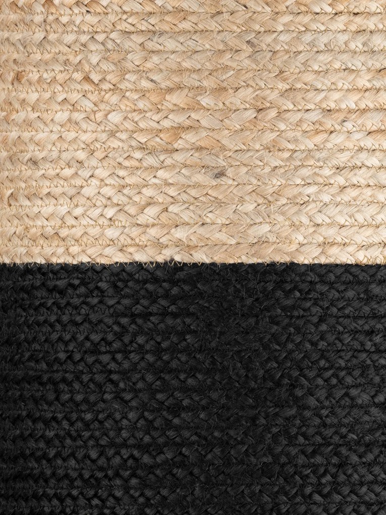 Hanse Home Sedací vak JUTTA POUF 106237 Beige/Black - 40x40 cm