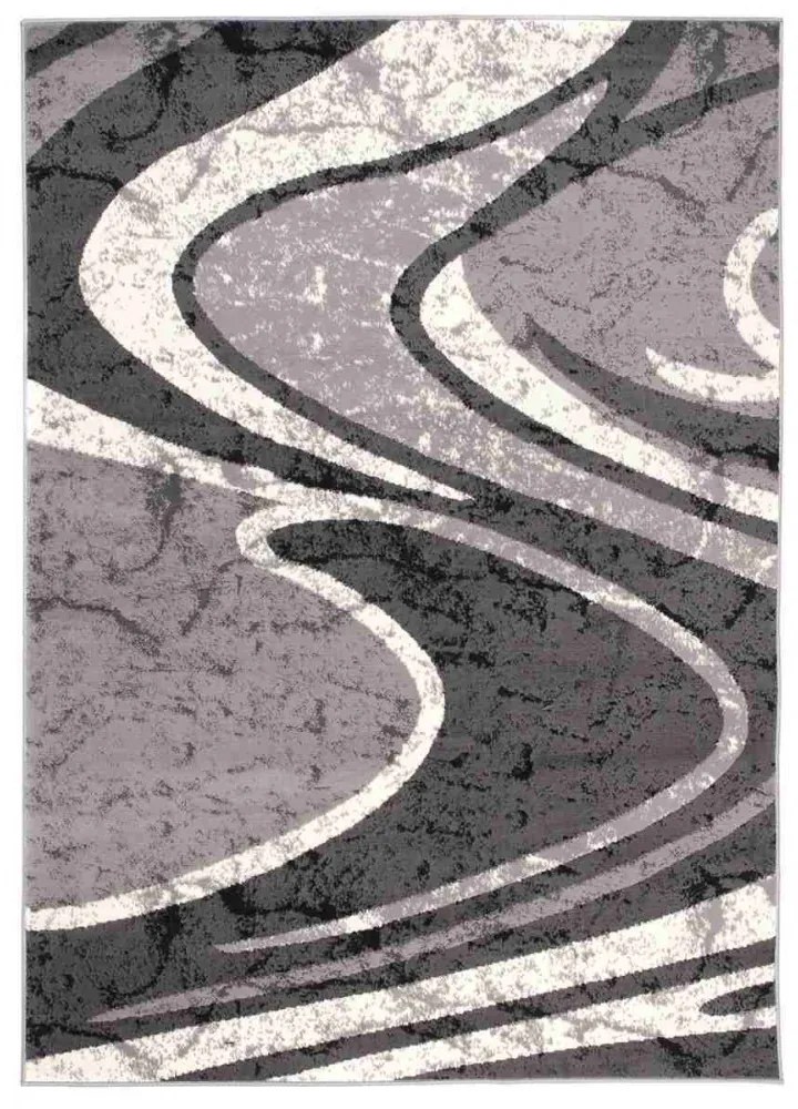 Kusový koberec PP Volga šedý, Velikosti 80x150cm