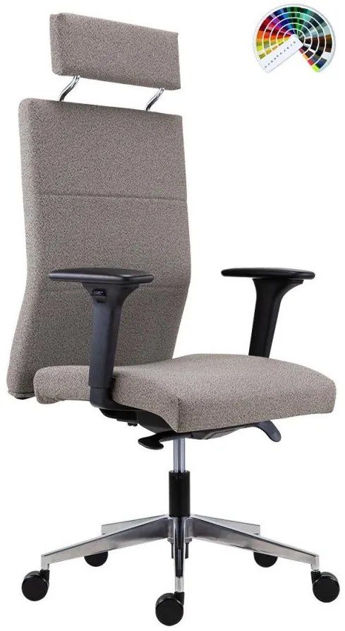 ANTARES Manažérske kancelárske kreslo 8150 VERTIKA čalúnenie KOŽA LEATHER