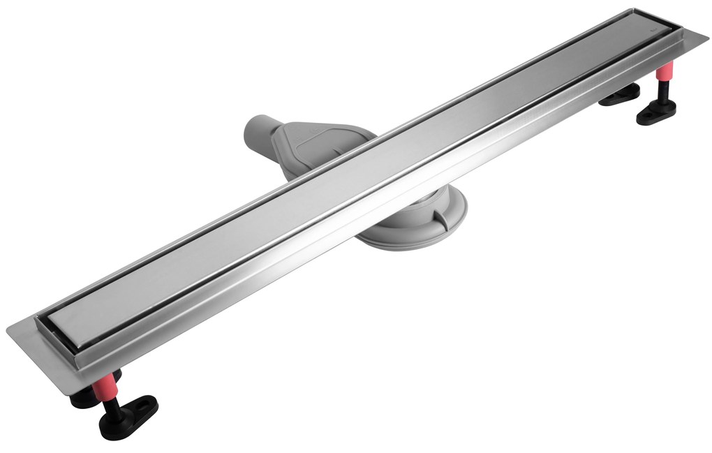 Rea Neox Superflow, odtokový žľab 70cm, 2v1, brúsená oceľ, REA-G2706