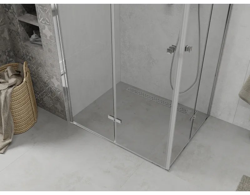 Mexen Lima DUO sprchovací kút 90x70 cm, priehľadný, chróm, 856-090-070-02-00
