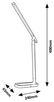 Rabalux - LED Stmievateľná dotyková stolná lampa LED/7W/230V biela