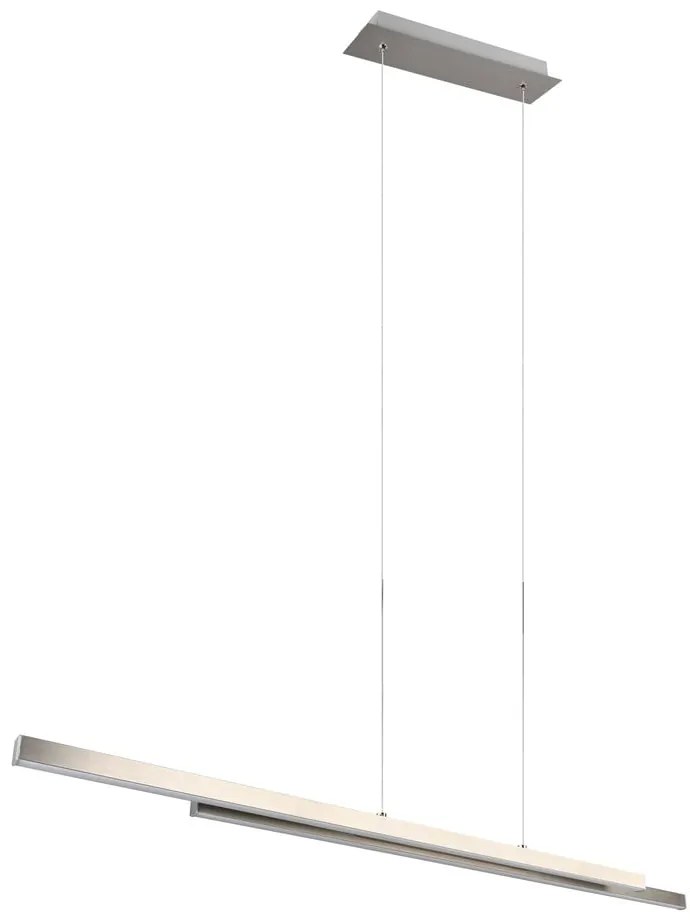 LED závesné svietidlo v striebornej farbe Odio – Trio