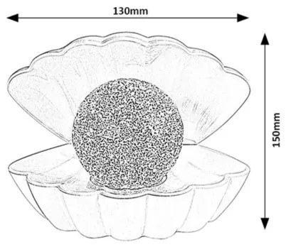 Rabalux 76030 - LED RGB Dekoratívna lampa SPARKLY LED/0,8W/3xAAA