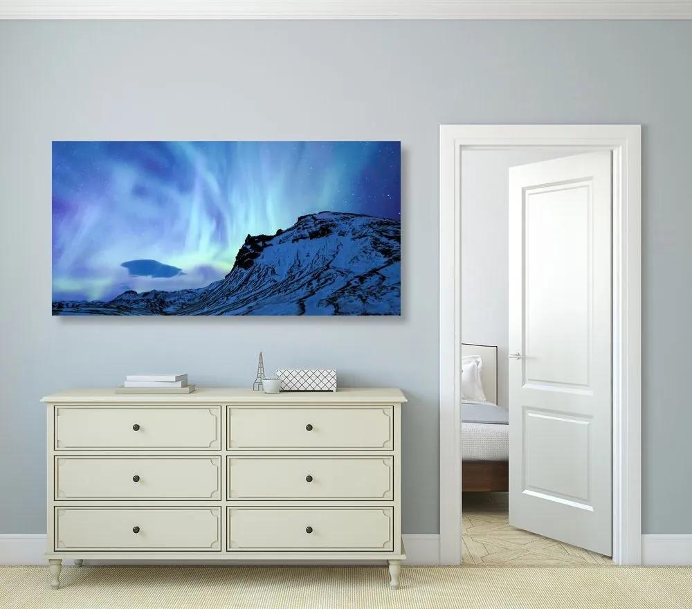 Obraz severské polárne svetlo - 120x60