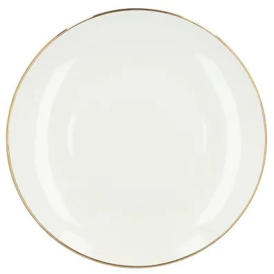 Dezertný tanier AURO so zlatým okrajom 992005