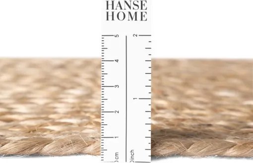 Koberec Hanse Home BASIL prírodný / zlatý / zelený kruh