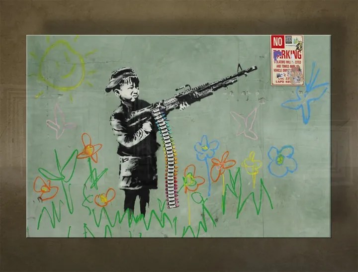 Obraz na plátne Street ART – Banksy