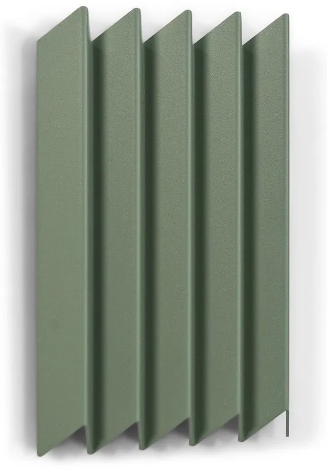 Zeleno-sivý kovový nástenný vešiak Sensu – Spinder Design