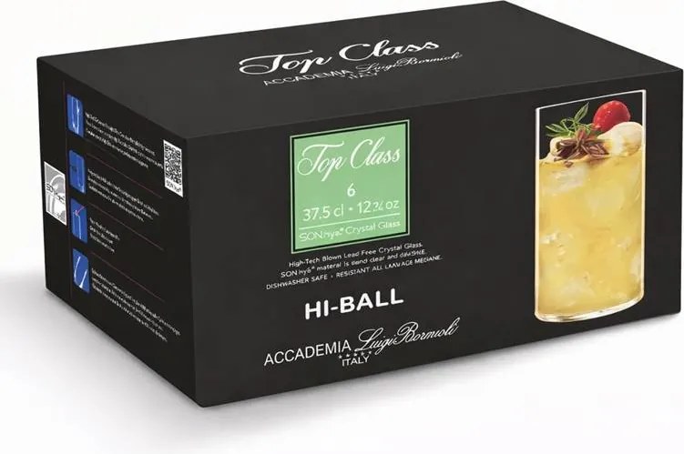 Luigi Bormioli poháre Top class Hiball 375 ml 6 ks