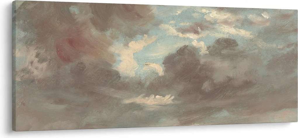 Obraz - John Constable, Cloud Study Stormy Sunset, reprodukcia (120x50 cm)