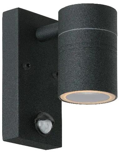 Lucide 14866/05/30 ARNE-LED - Nástenný reflektor pre vonkajšie požitie - priemer 6,3 cm - LED - GU10 - 1x5W 2700K - IP44 - Čierny