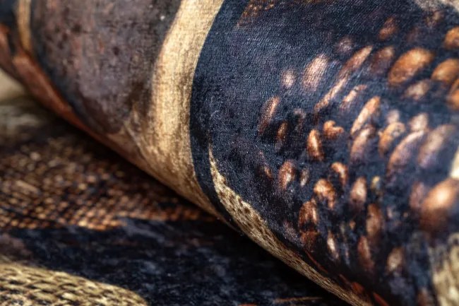 Protišmykový koberec / behúň ANDRE 50090 hnedý