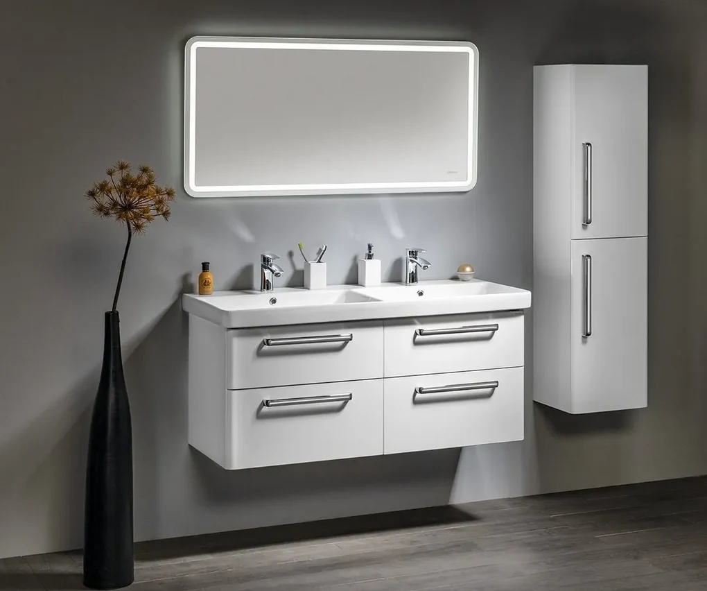 Sapho Sapho, Kúpeľňový set THEIA 80, biela, KSET-069