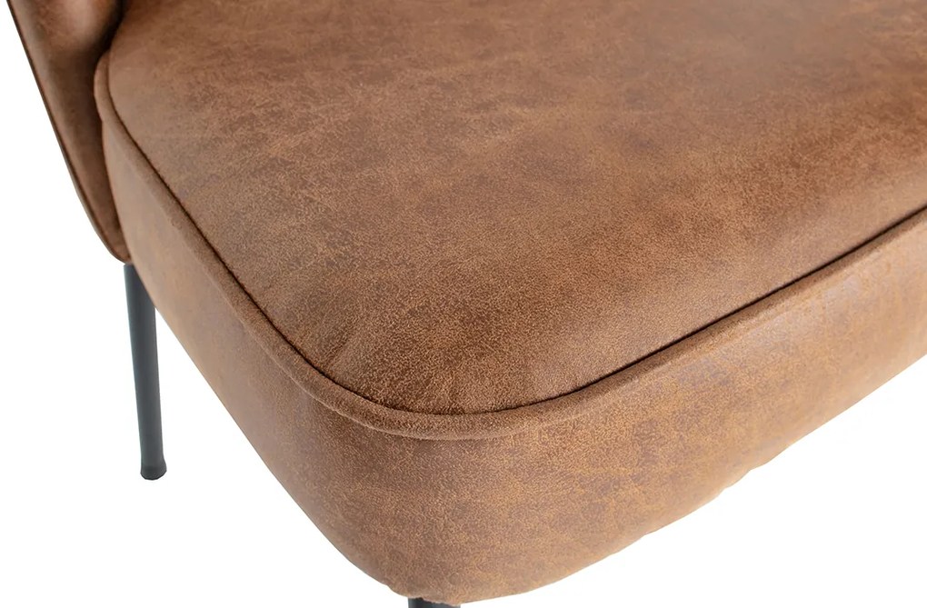 BePureHome Vogue kožená stolička - Koňak