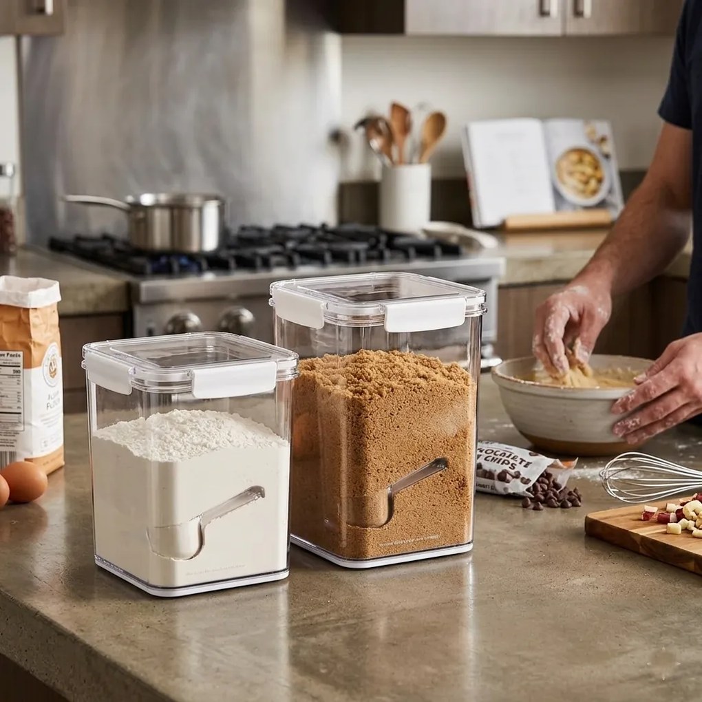 Zeller Present Dóza na potraviny, LOCK&LOCK, vrátane odmerky, 5 100 ml, COMPACTA