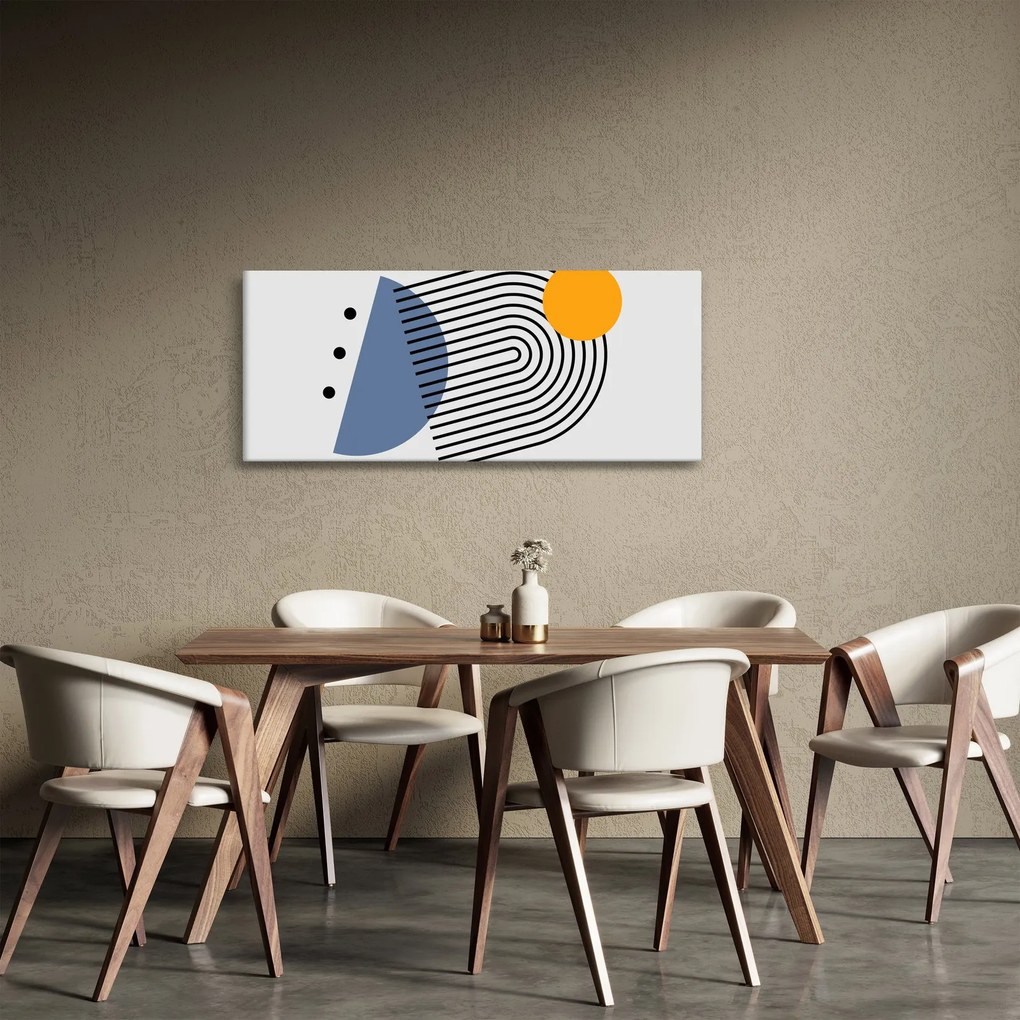 Obraz - Minimalistická abstrakcia N⁰2 (120x50 cm)