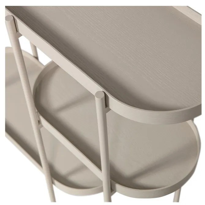Kovový odkladací stolík 28x90 cm Noan – WOOOD
