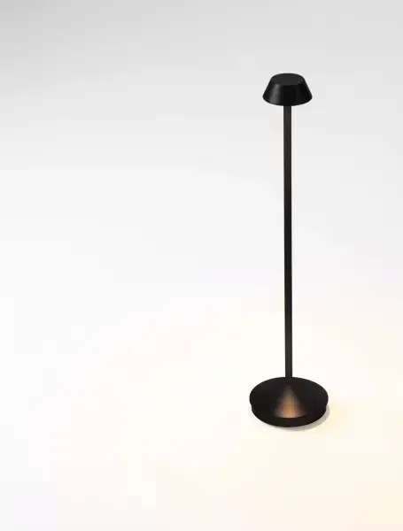 Vonkajšia stojaca lampa Arion čierna
