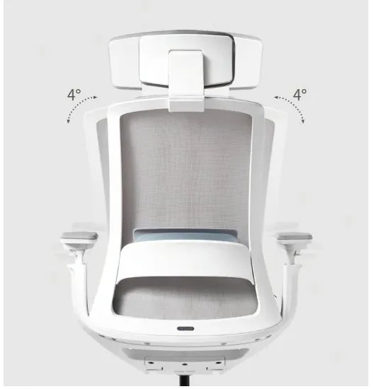 Kancelárska ergonomická stolička ROLY — sieť, látka, čierna / viac farieb Červená