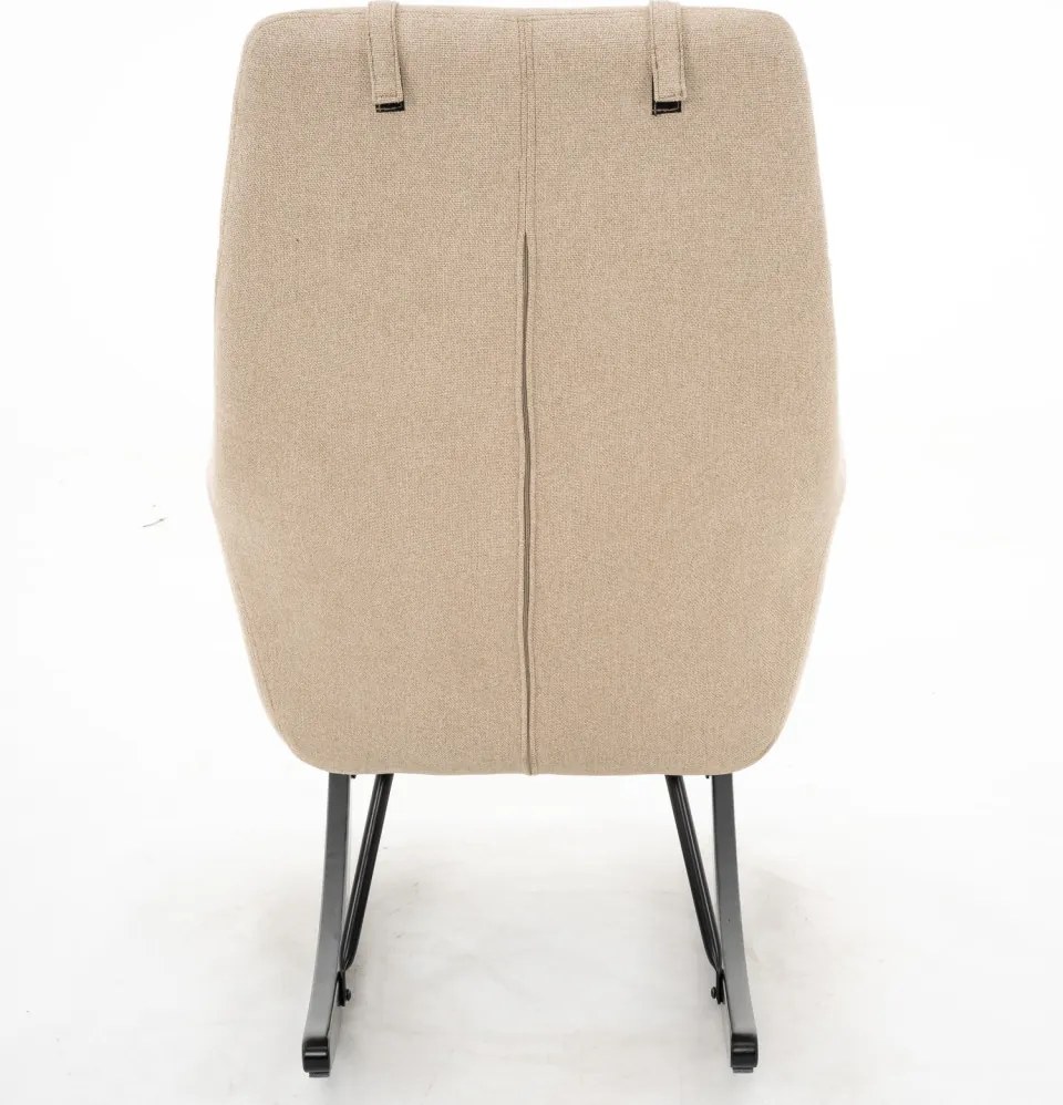 Hojdacie kreslo Galileo, béžová tkanina