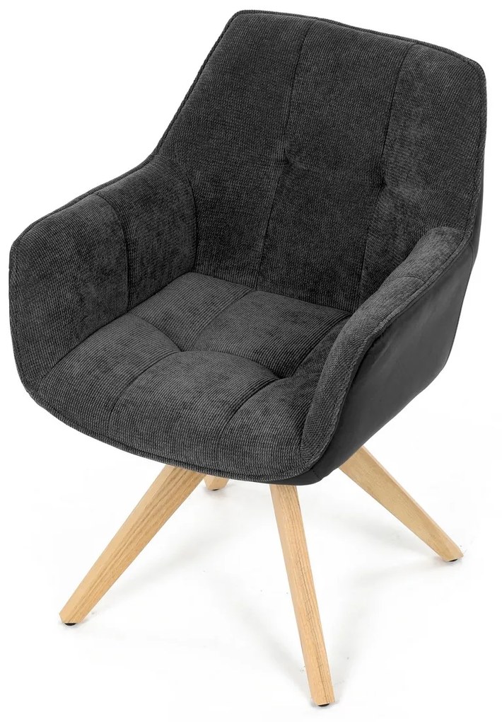 Sada jedálenských stoličiek HC-D7180 GREY2, 2 ks