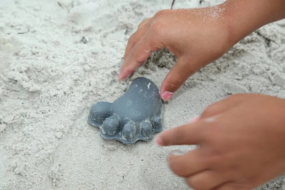 Scrunch silikónové bábovky, súprava 4 ks, Anthracite Grey