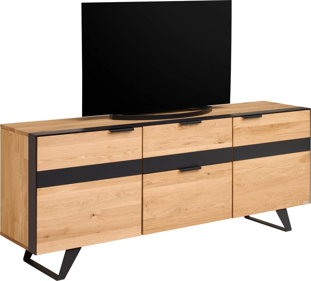 XXXLutz NÍZKA KOMODA, divoký dub, 181/62/42 cm Landscape - Komody - 002730003803