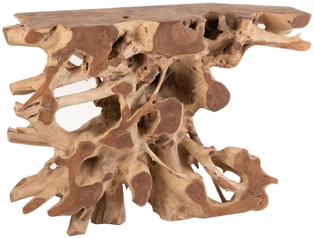 Prírodný konzolový stôl z teakového dreva Raoul teak - 121*40*81cm